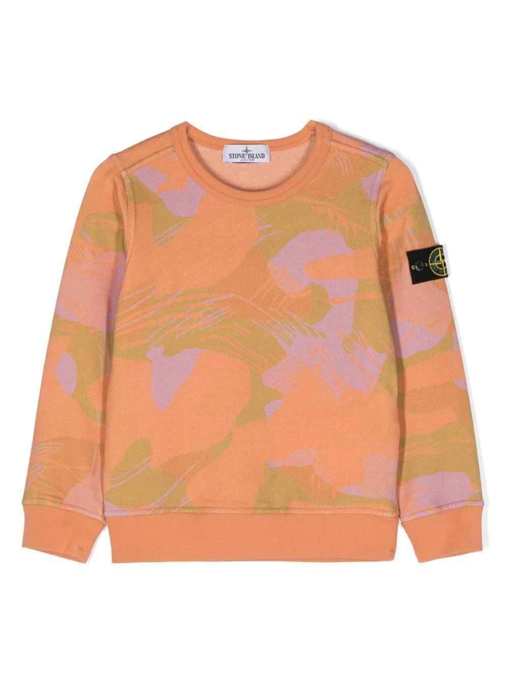 STONE ISLAND Kids Jungle Camo Sweatshirt