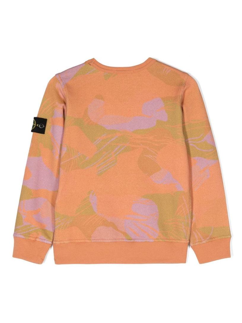STONE ISLAND Kids Jungle camo sweatshirt
