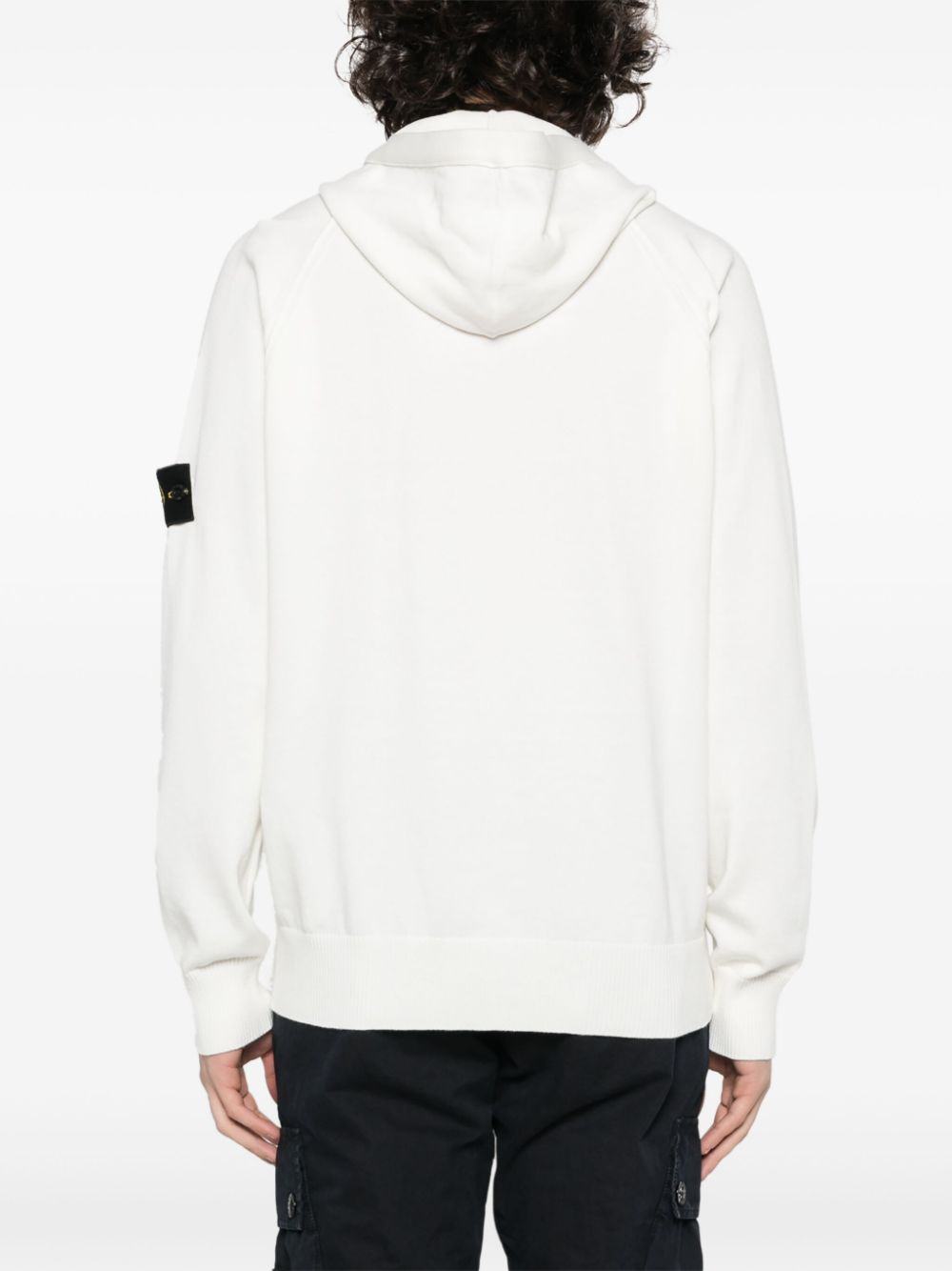 STONE ISLAND Knit Cardigan With Hood
