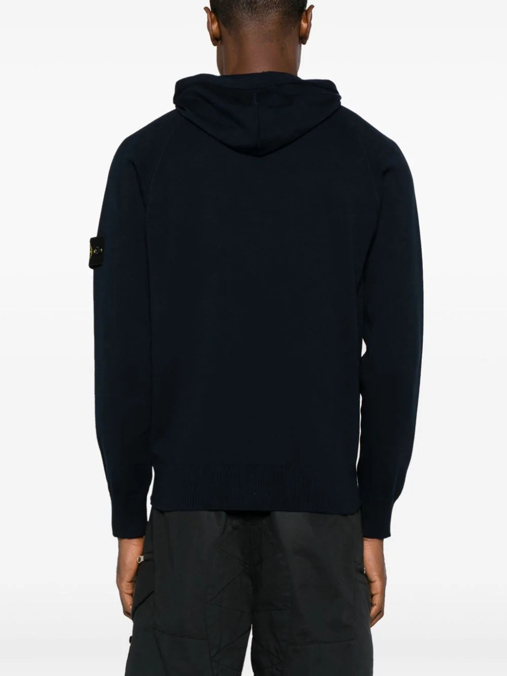 STONE ISLAND Knit Cardigan With Hood
