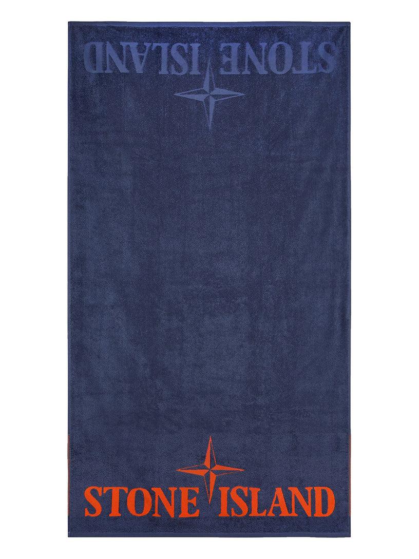 STONE ISLAND Logo beach towel