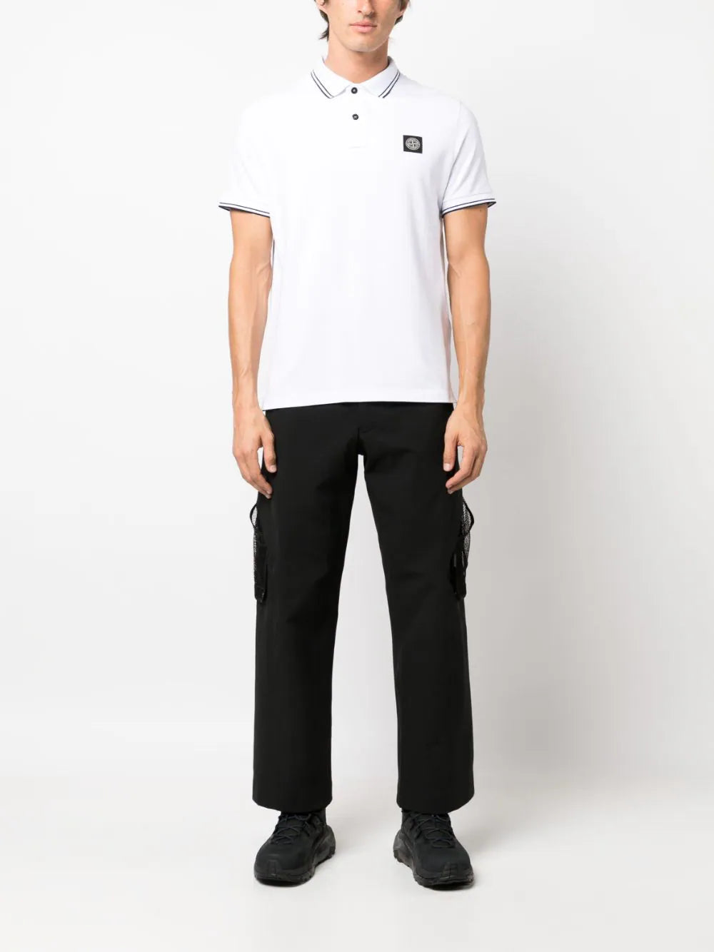 STONE ISLAND Logo Polo Shirt