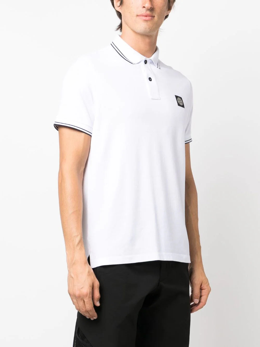 STONE ISLAND Logo Polo Shirt