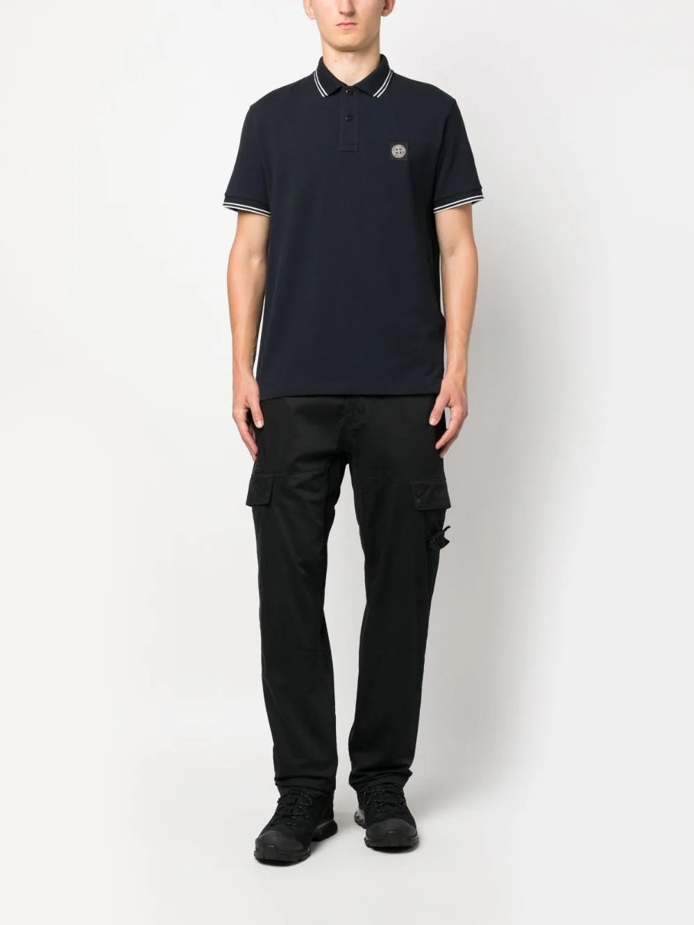 STONE ISLAND Logo Polo Shirt