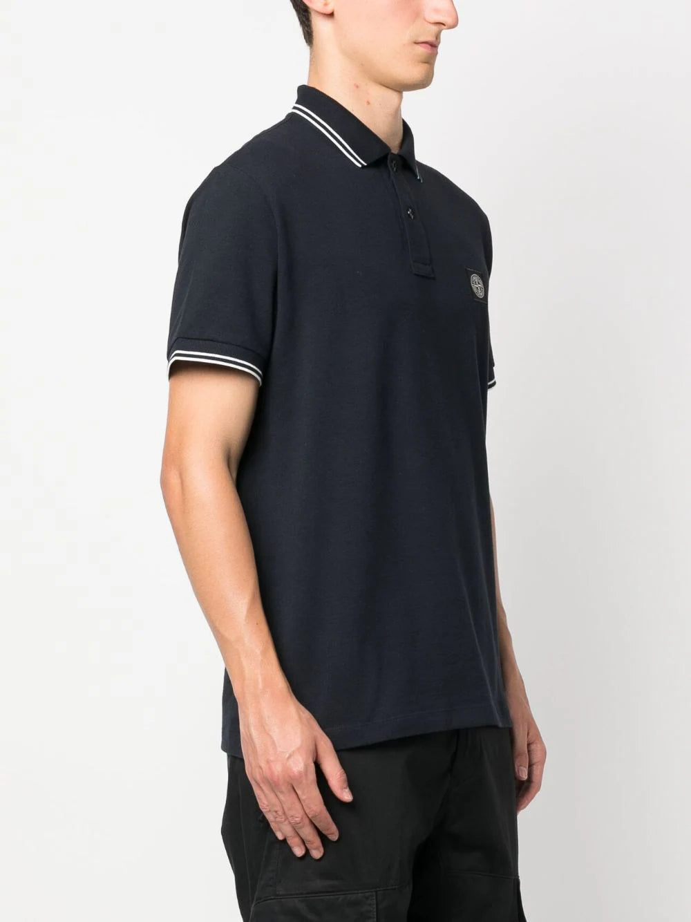 STONE ISLAND Logo Polo Shirt