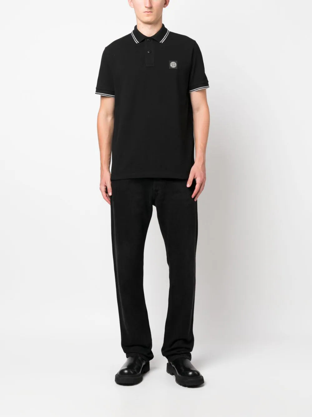 STONE ISLAND Logo Polo Shirt