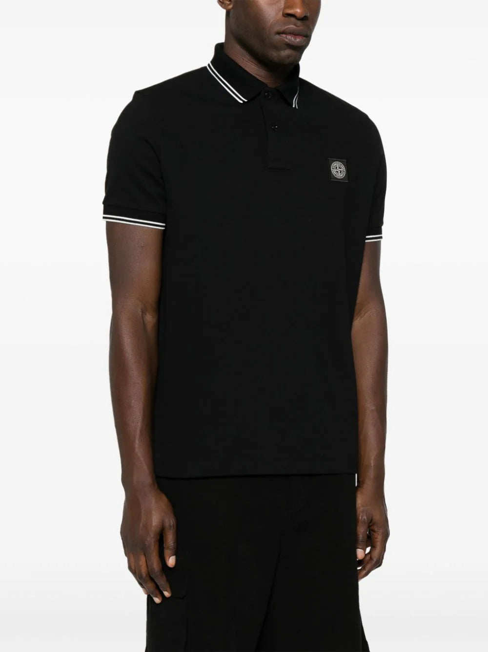 STONE ISLAND Logo Polo Shirt
