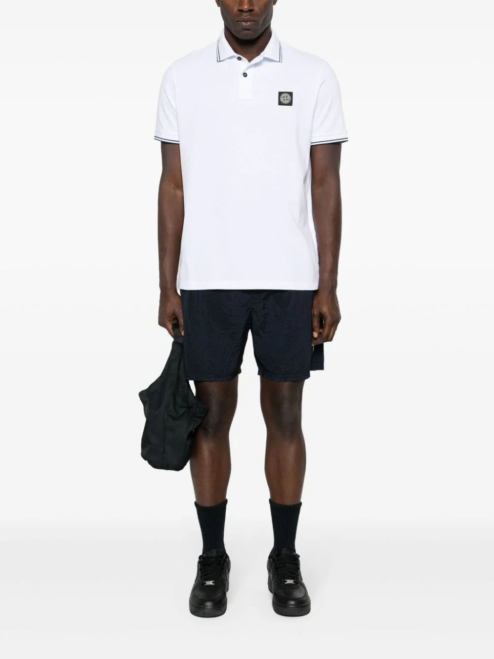STONE ISLAND Logo Polo Shirt