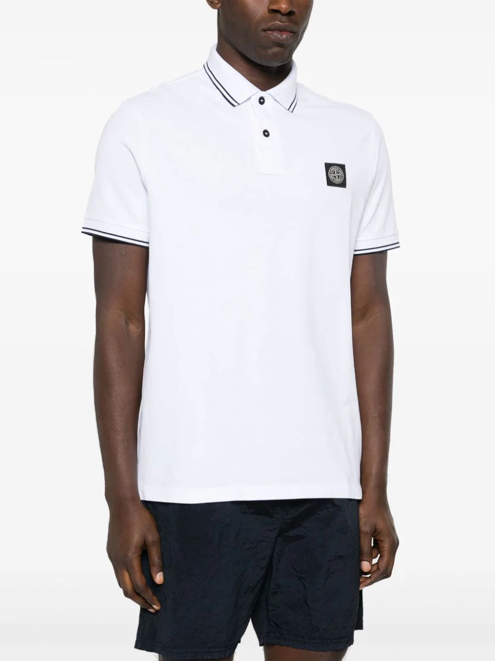 STONE ISLAND Logo Polo Shirt