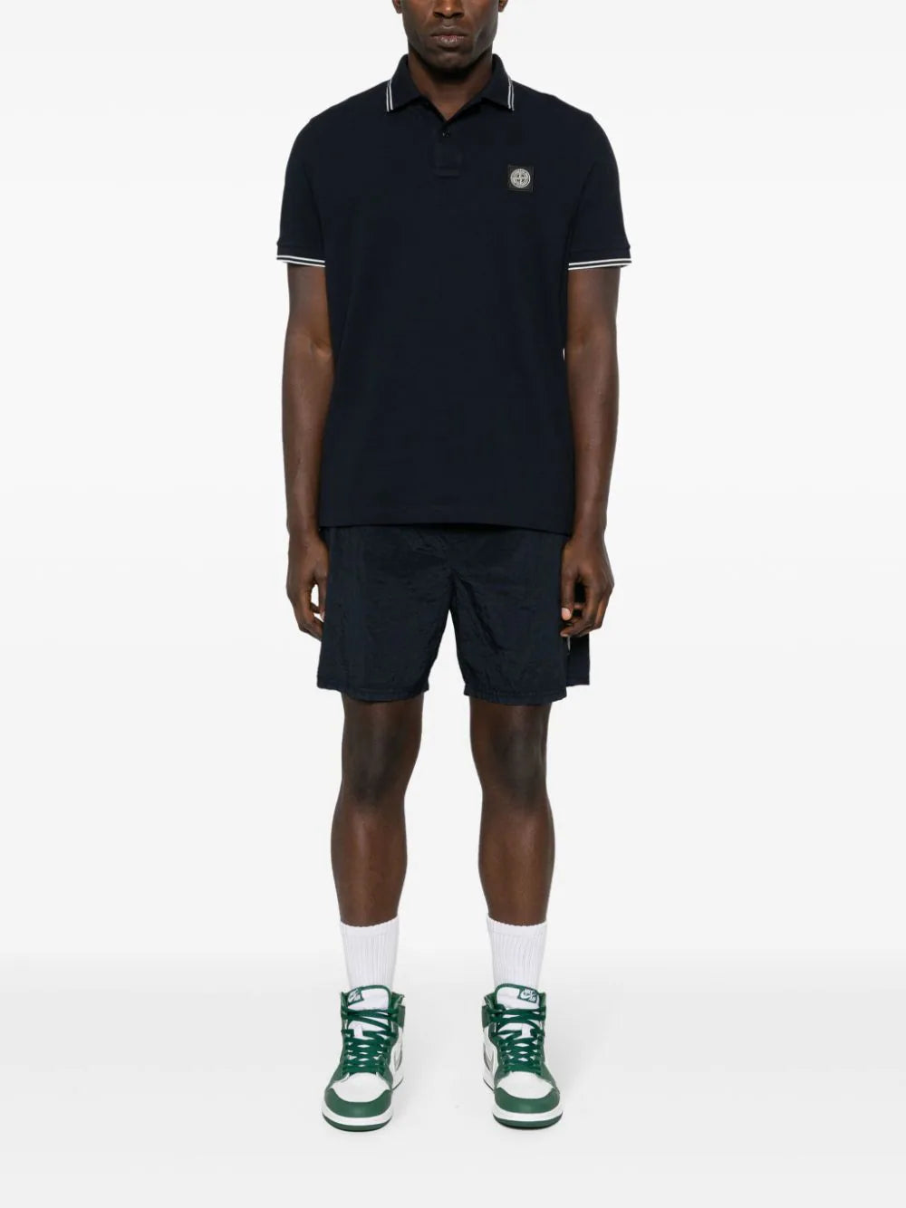 STONE ISLAND Logo Polo Shirt