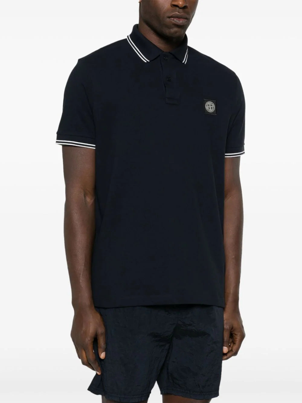 STONE ISLAND Logo Polo Shirt