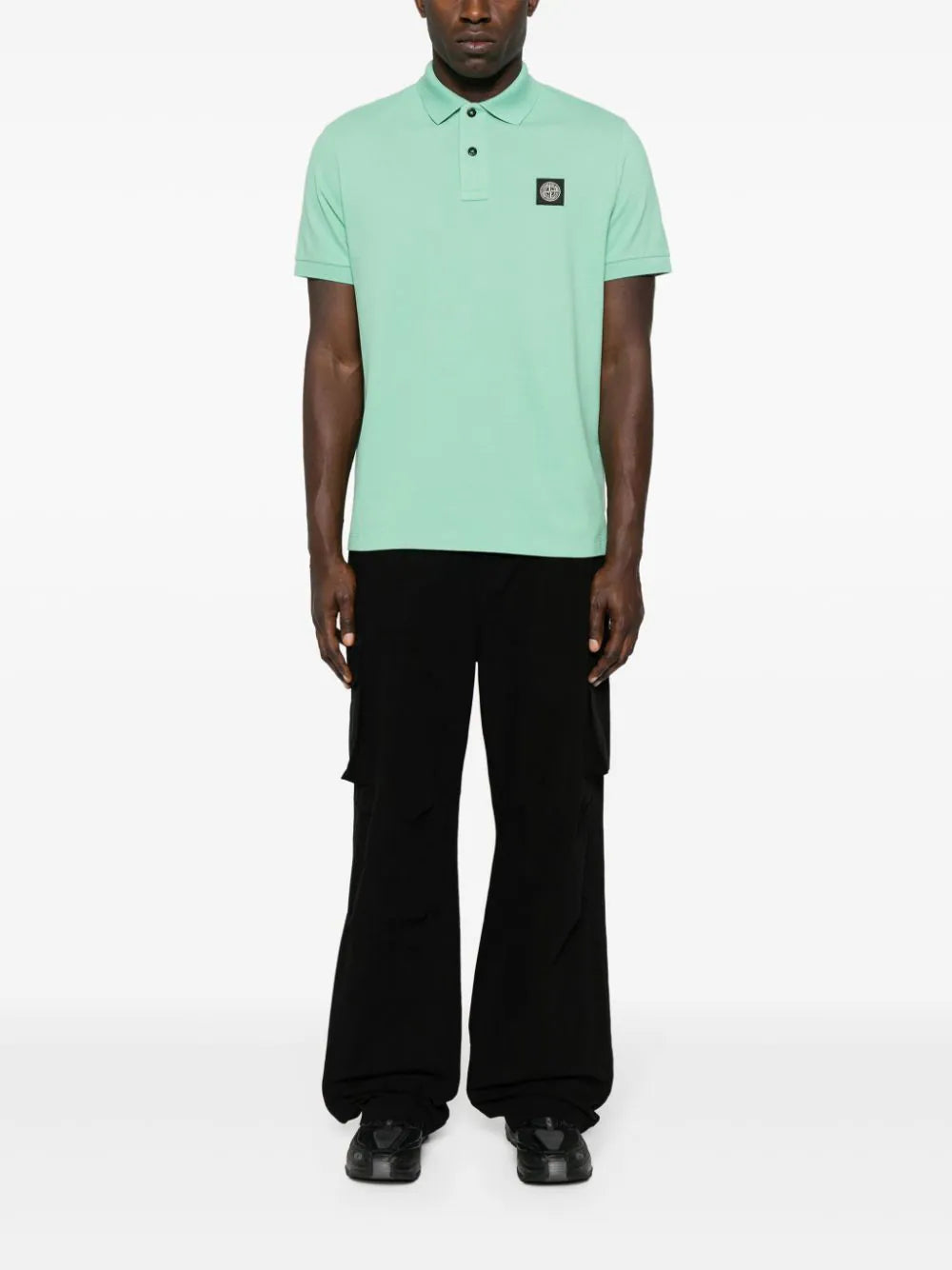 STONE ISLAND Logo Polo Shirt