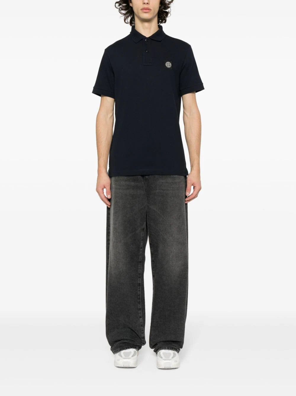STONE ISLAND Logo Polo Shirt