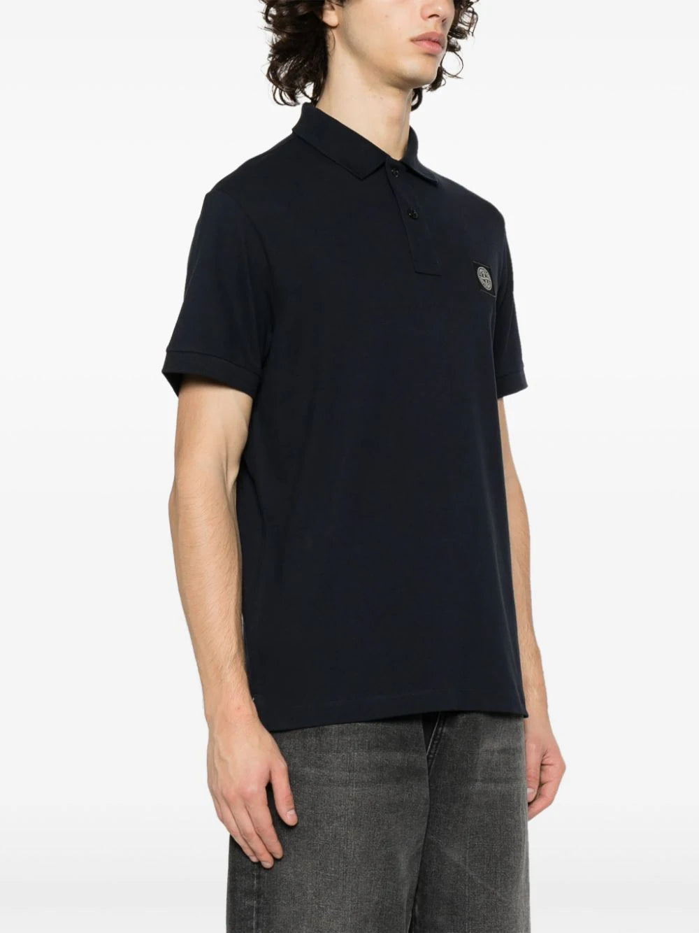 STONE ISLAND Logo Polo Shirt