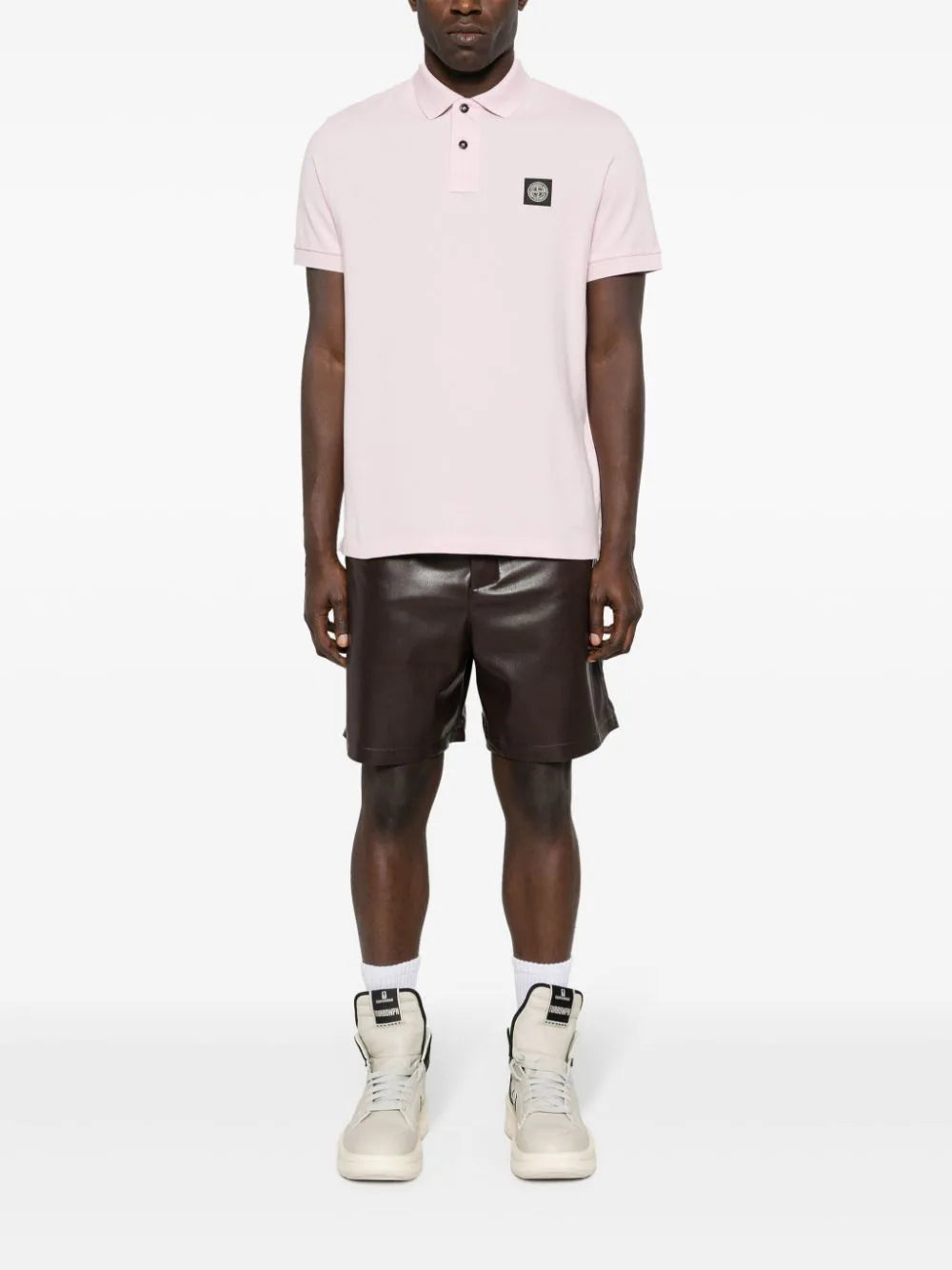 STONE ISLAND Logo Polo Shirt