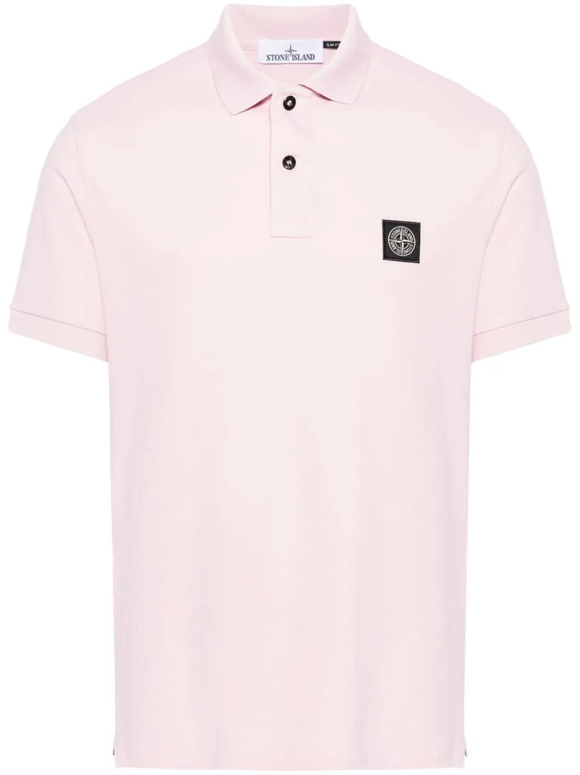 STONE ISLAND Logo polo shirt