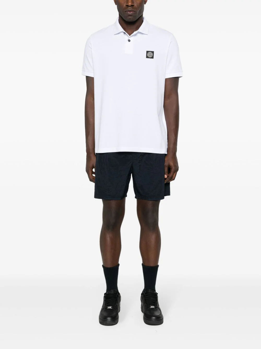 STONE ISLAND Logo Polo Shirt