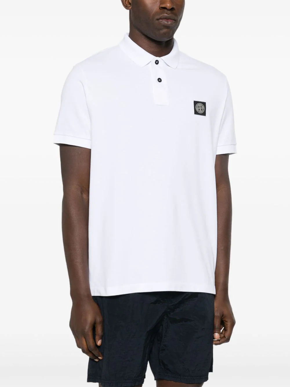STONE ISLAND Logo Polo Shirt