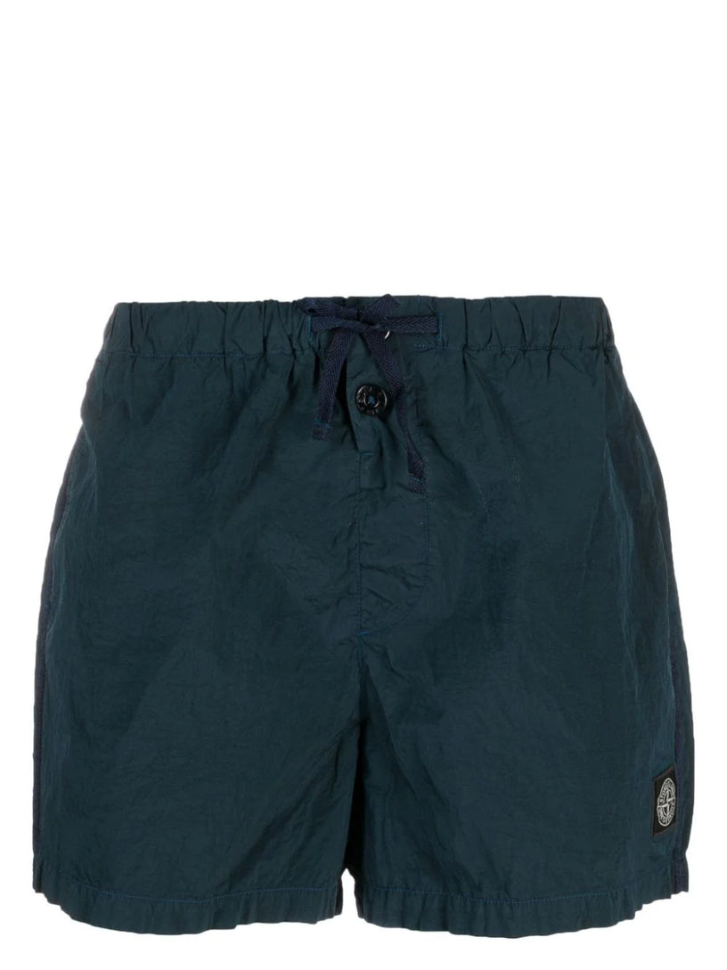 STONE ISLAND Logo swim shorts