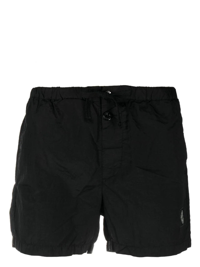 STONE ISLAND Logo swim shorts