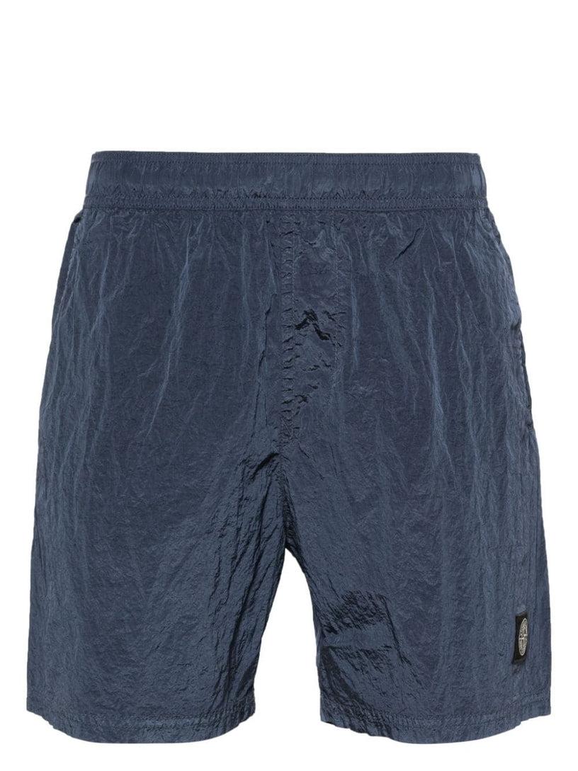 STONE ISLAND Logo swim shorts
