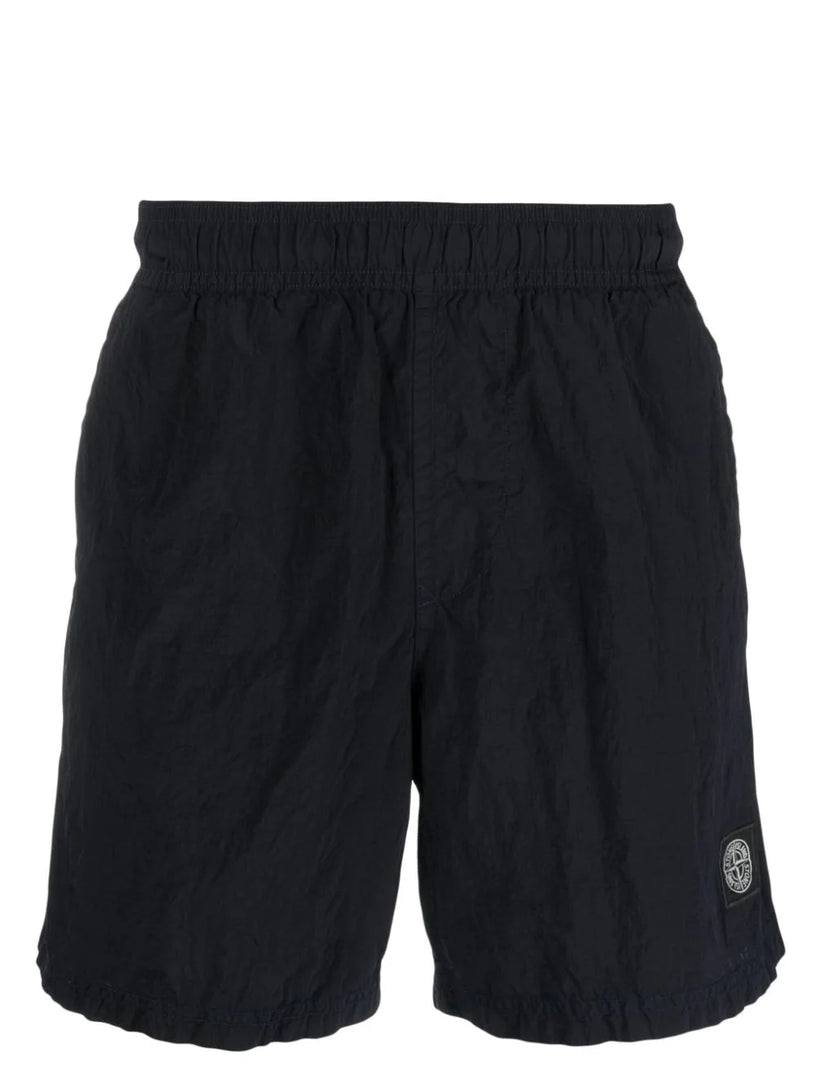 STONE ISLAND Logo swim shorts