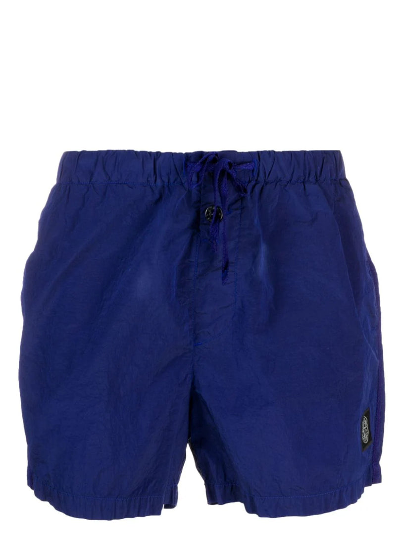 STONE ISLAND Logo swim shorts