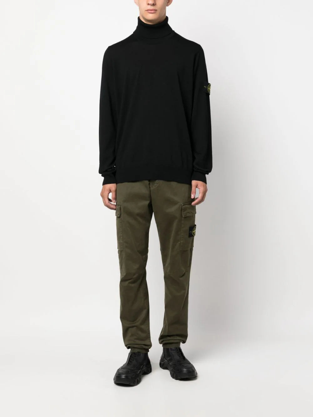 STONE ISLAND Polo Neck Knit