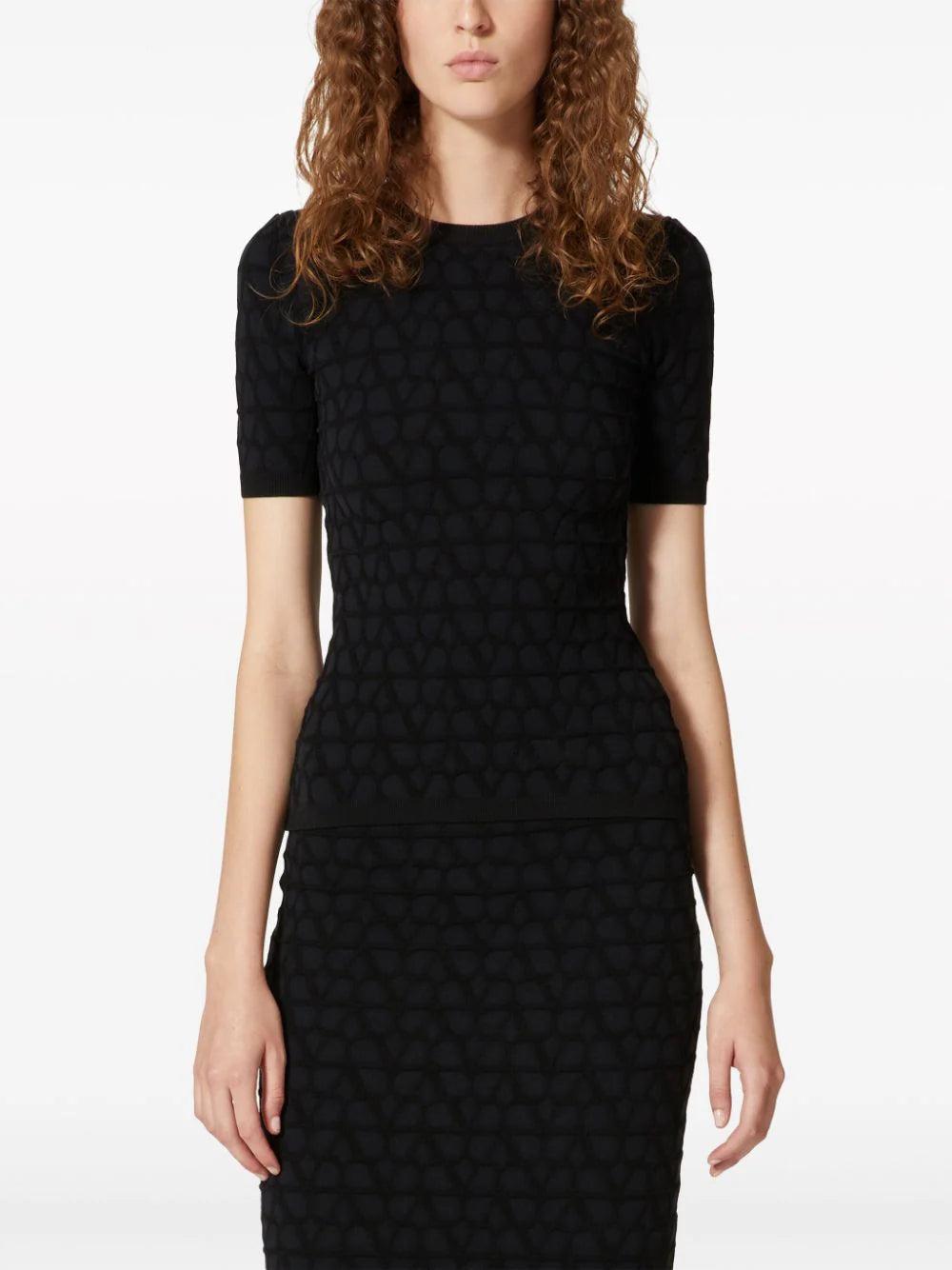 Valentino Garavani Stretched Viscose Toile Iconographe Sweater