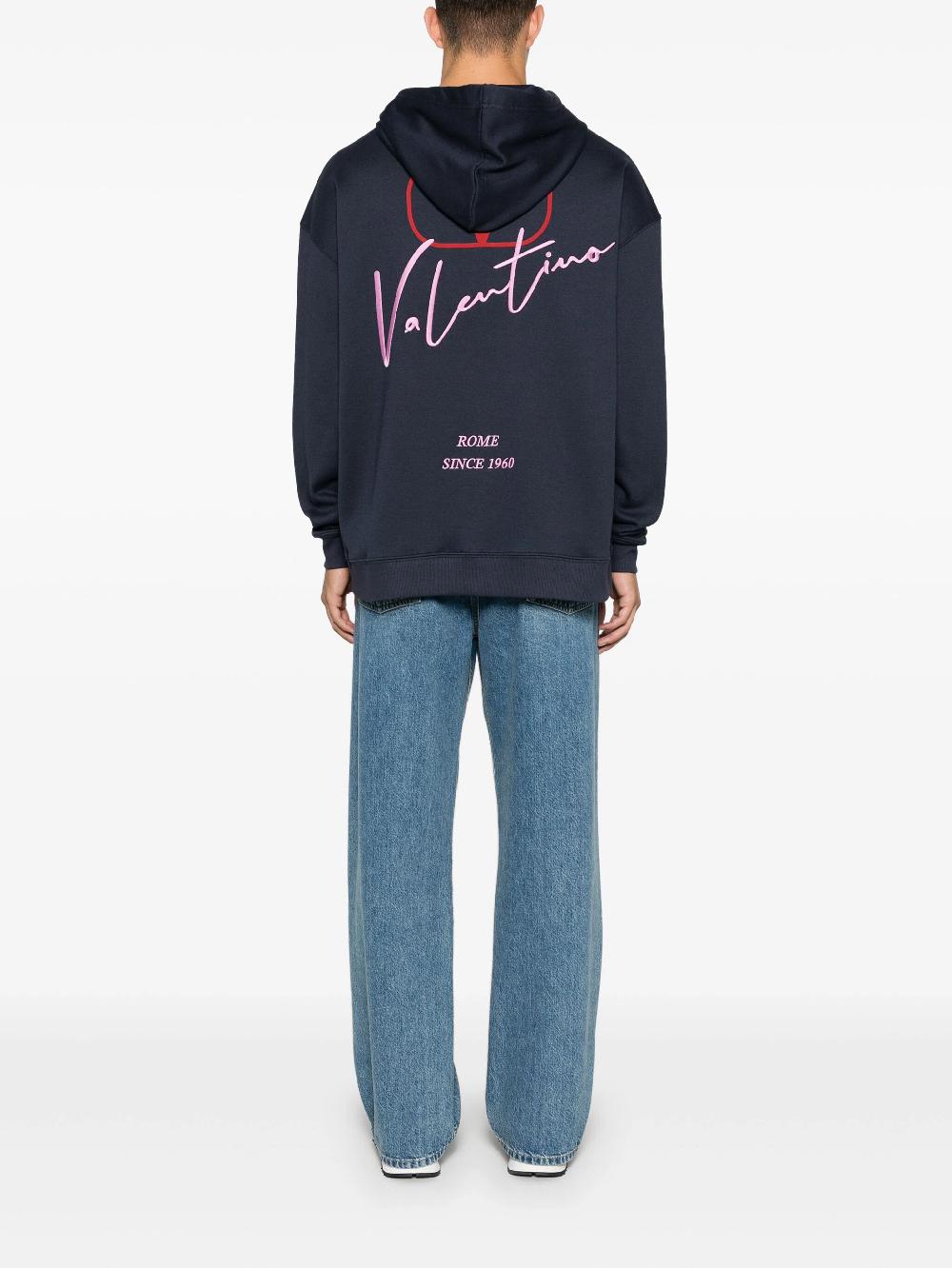 Valentino Garavani Sweatshirt With Embroidery And Print