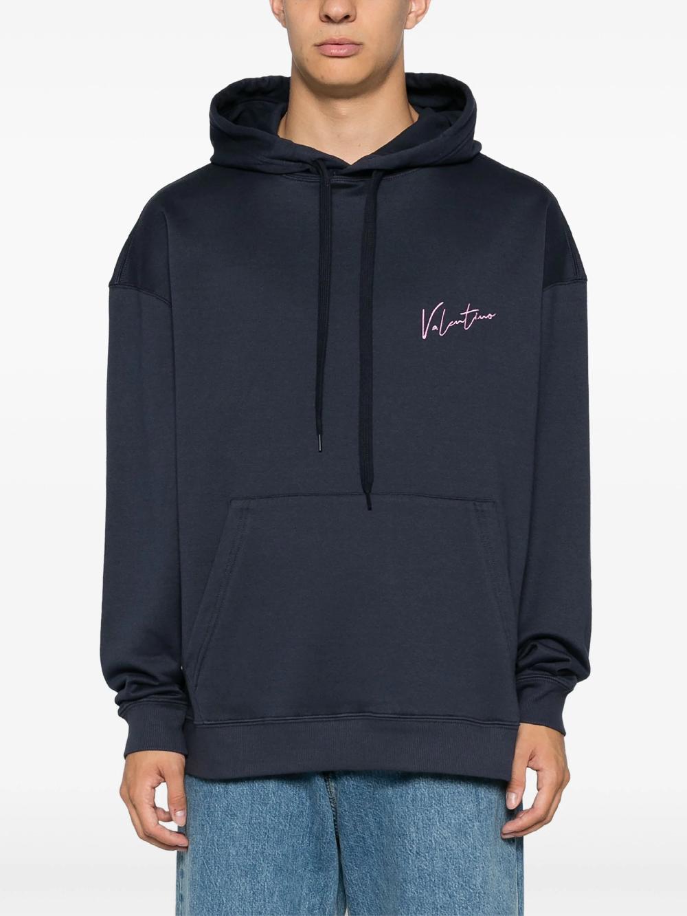 Valentino Garavani Sweatshirt With Embroidery And Print