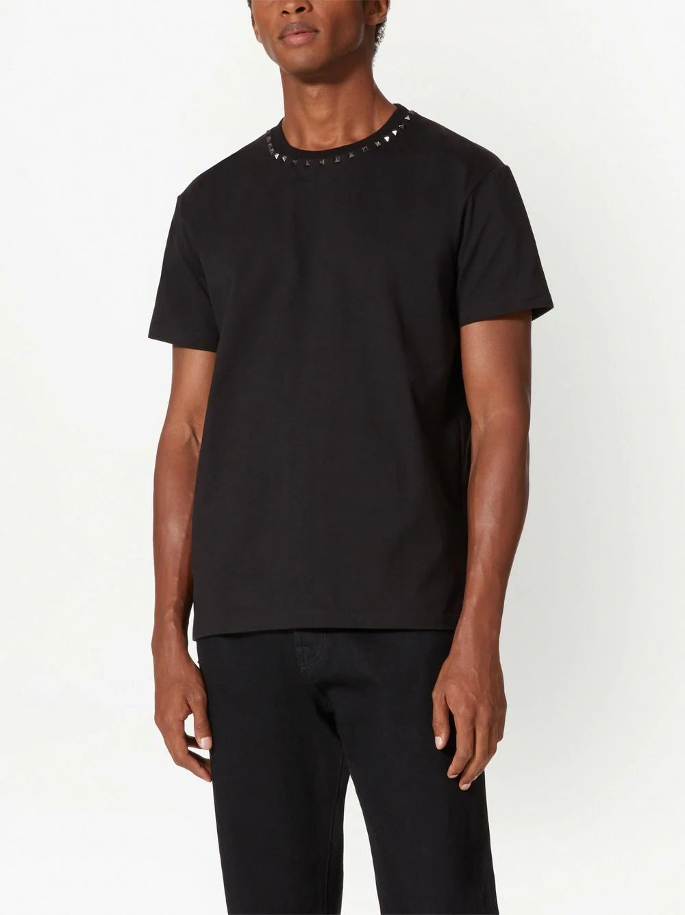 Valentino Garavani T-shirt With Black Untitled Studs