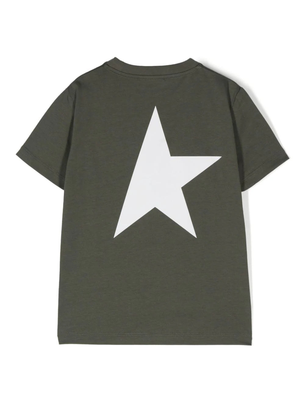 Golden Goose Kids T-shirt With Contrasting Logo And Star