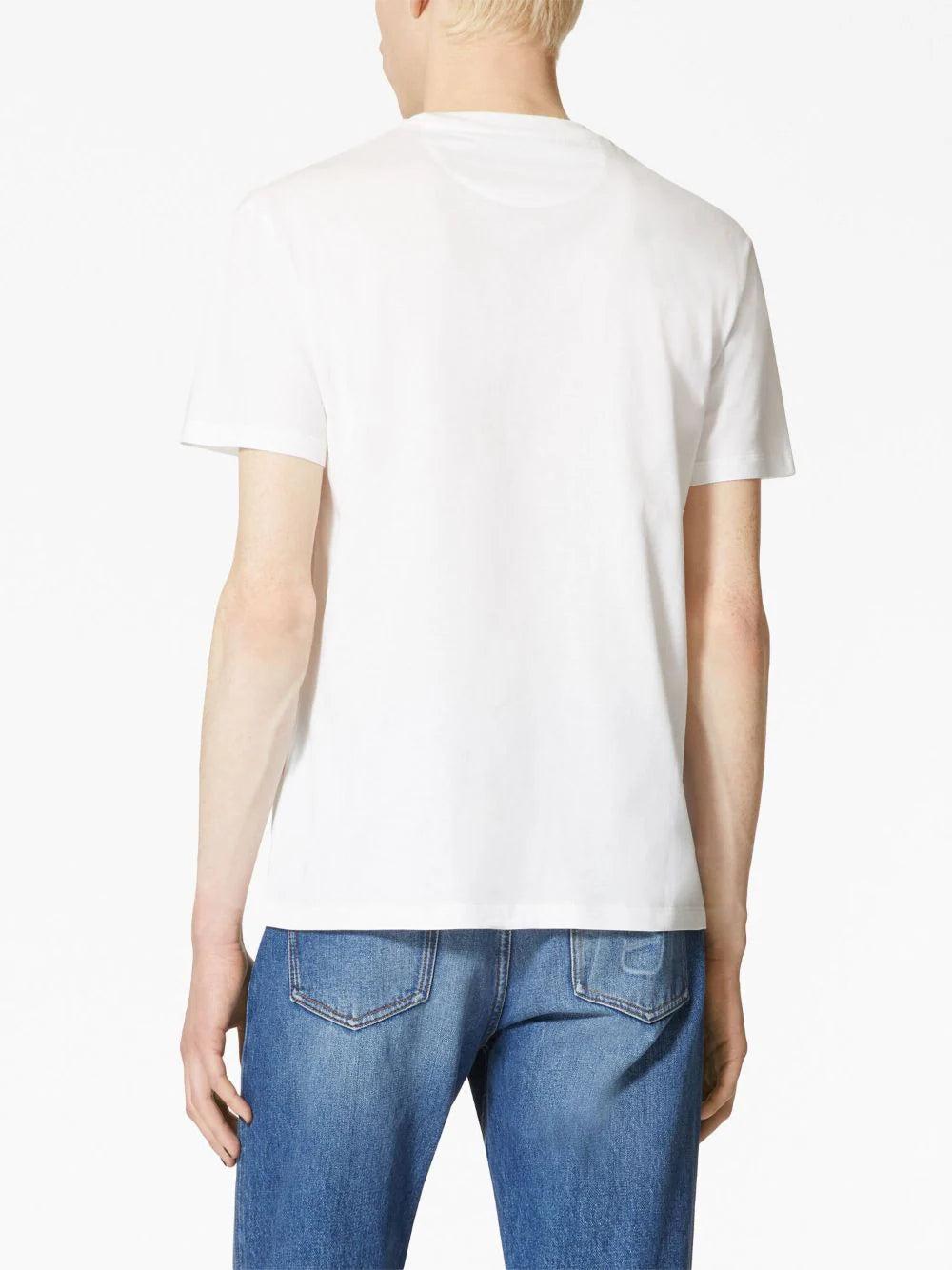 Valentino Garavani T-shirt With Vlogo Signature Patch