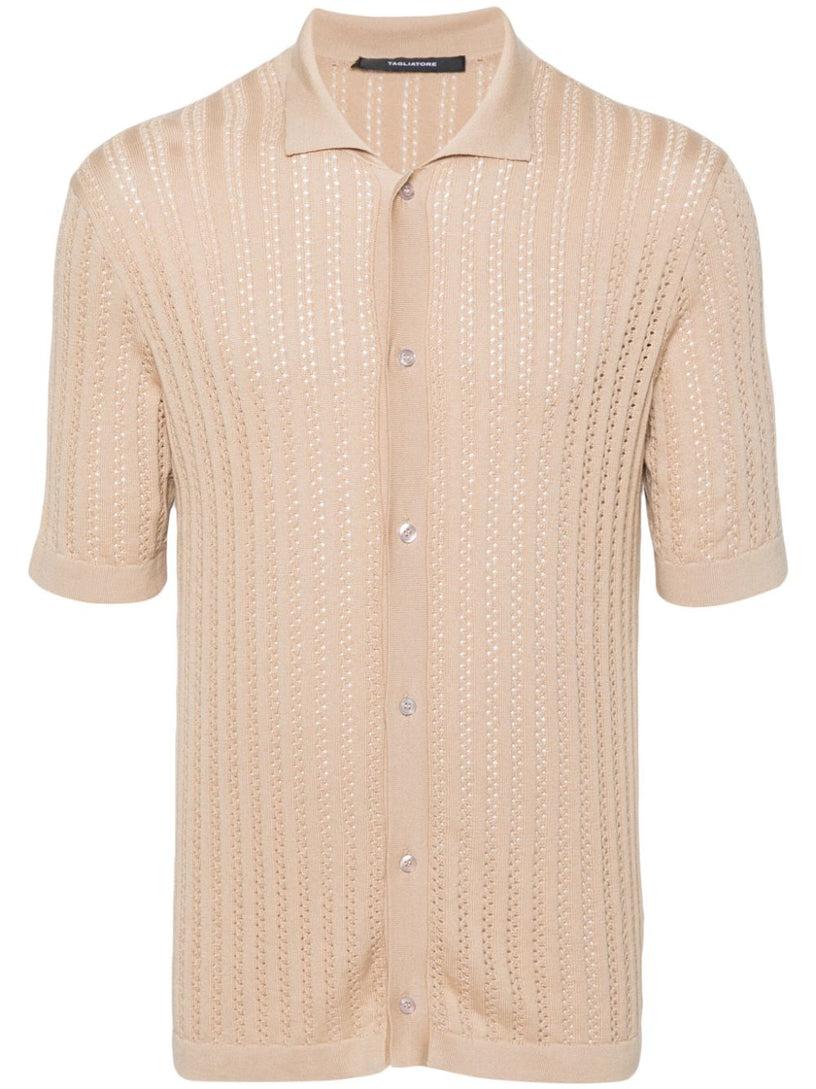 TAGLIATORE Shirt with pointed collar