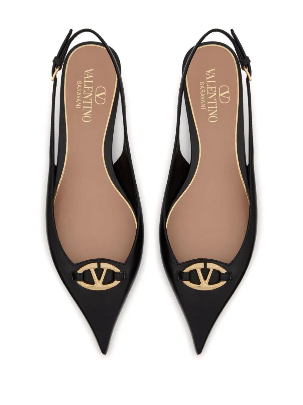 Valentino Garavani The Bold Edition Vlogo Slingback Ballerinas