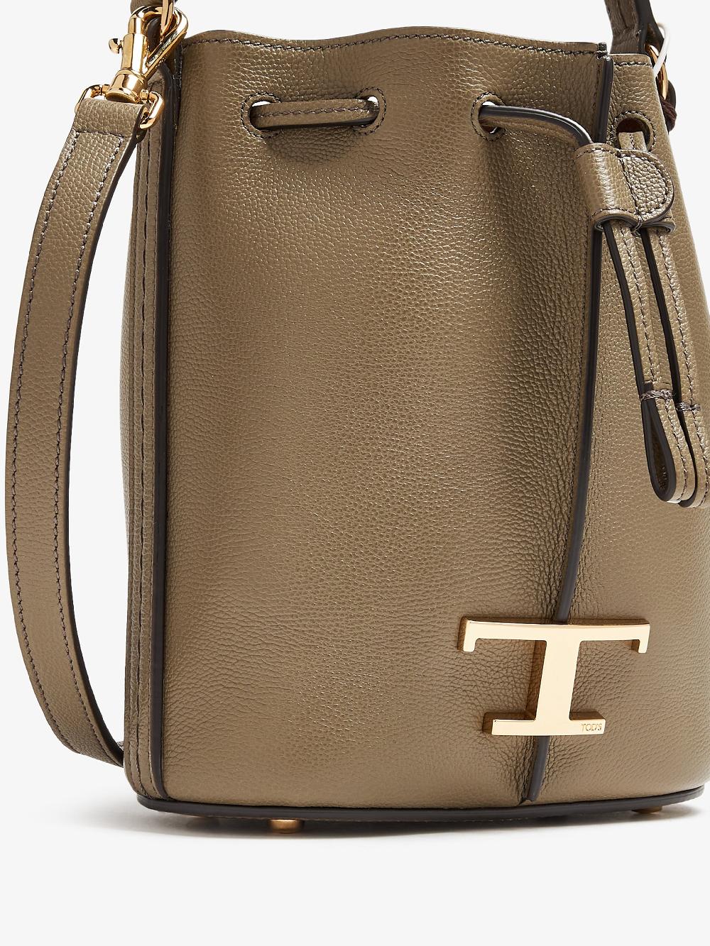 Tod's Micro Timeless Bucket Bag In Leather