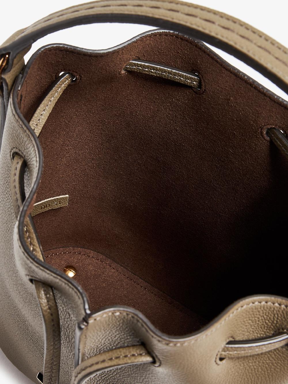 Tod's Micro Timeless Bucket Bag In Leather