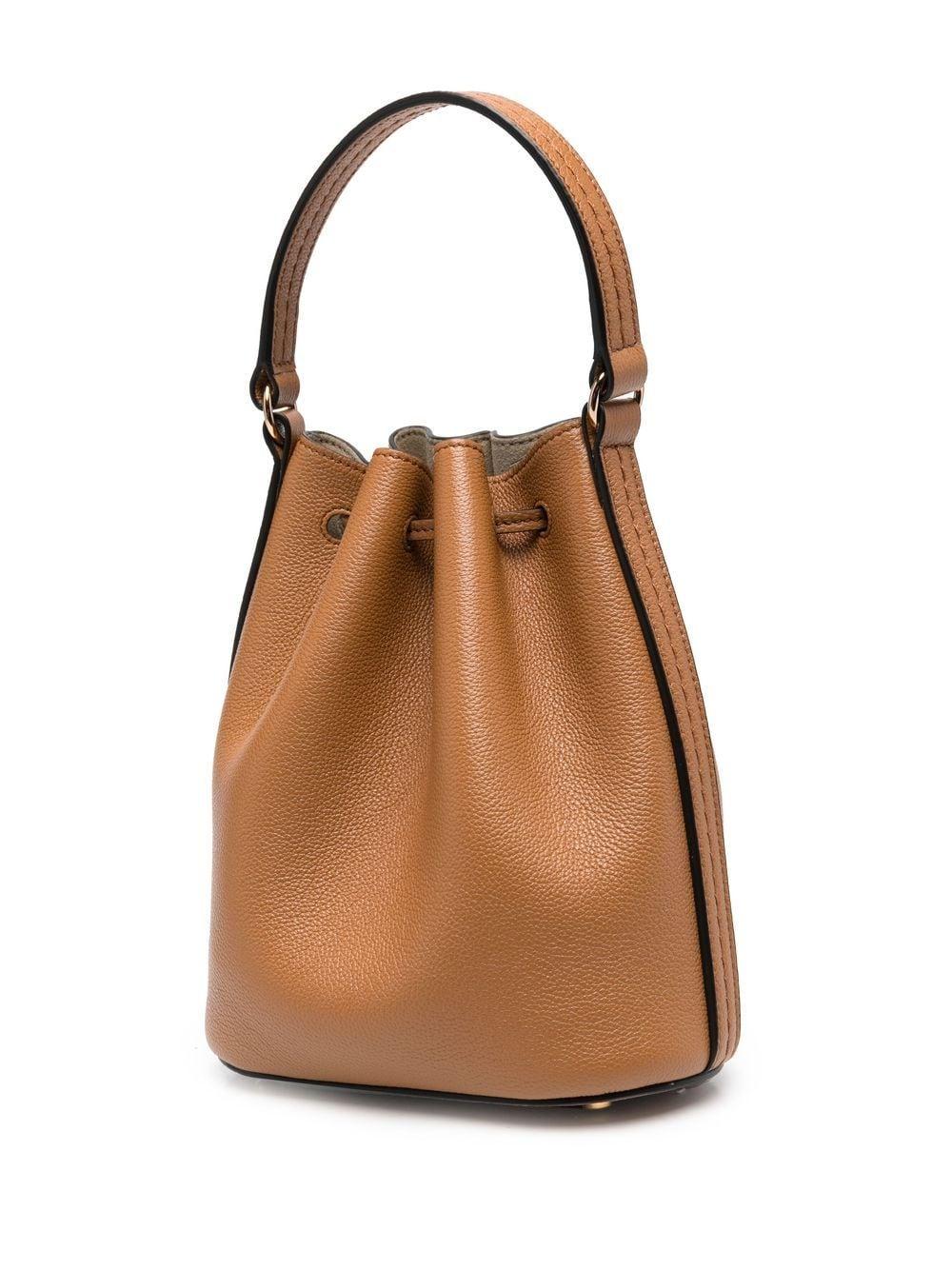 Tod's Micro Timeless Bucket Bag In Leather