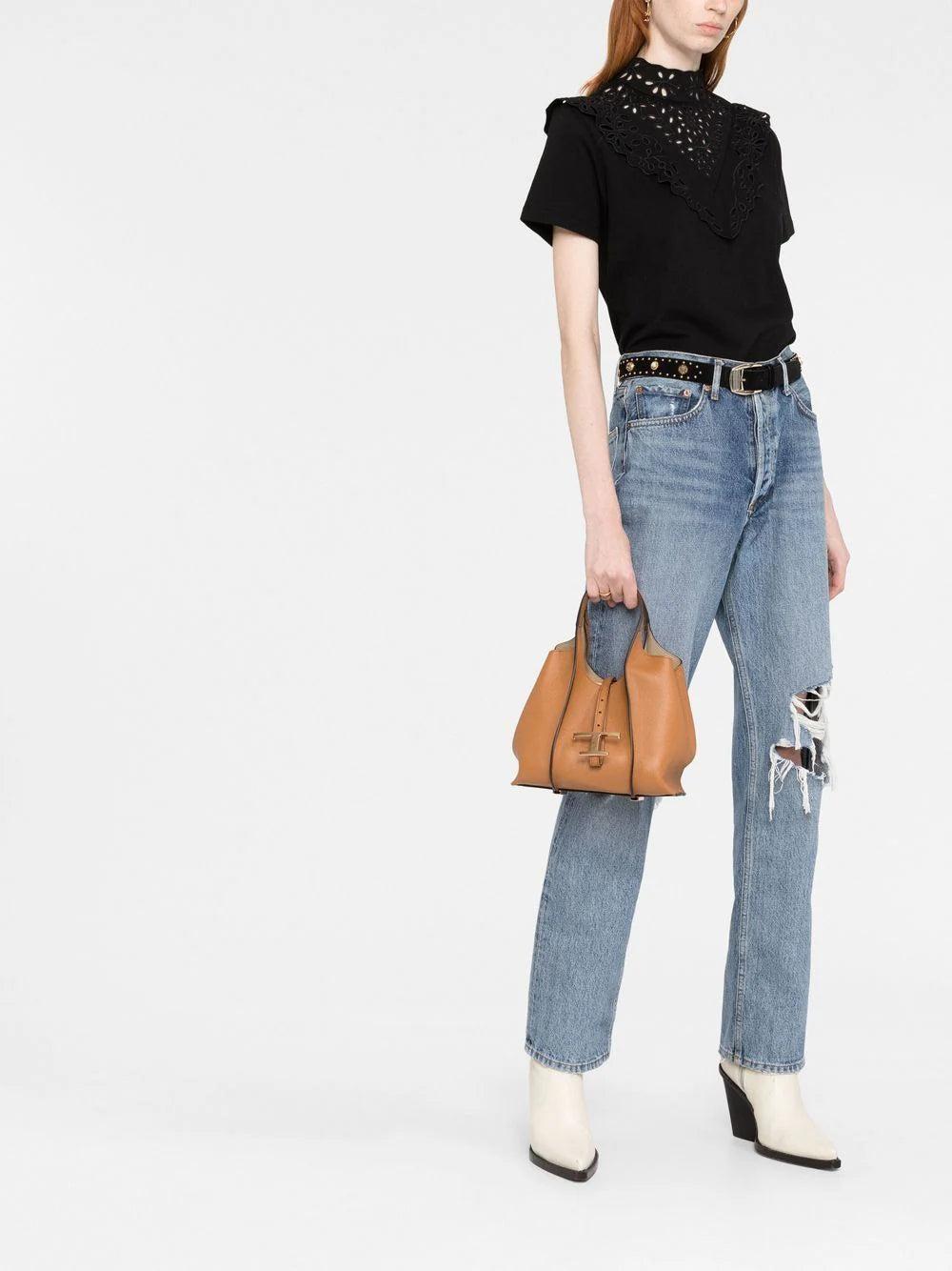 Tod's T Timeless Hobo Mini Bag