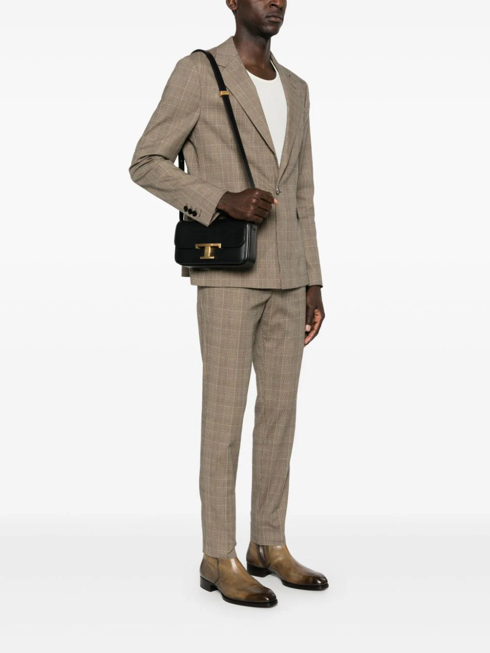 Tod's T Timeless Shoulder Bag In Micro Leather