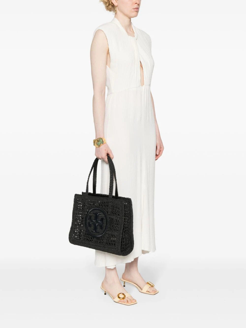 Tory Burch Ella Hand-crocheted Small Tote