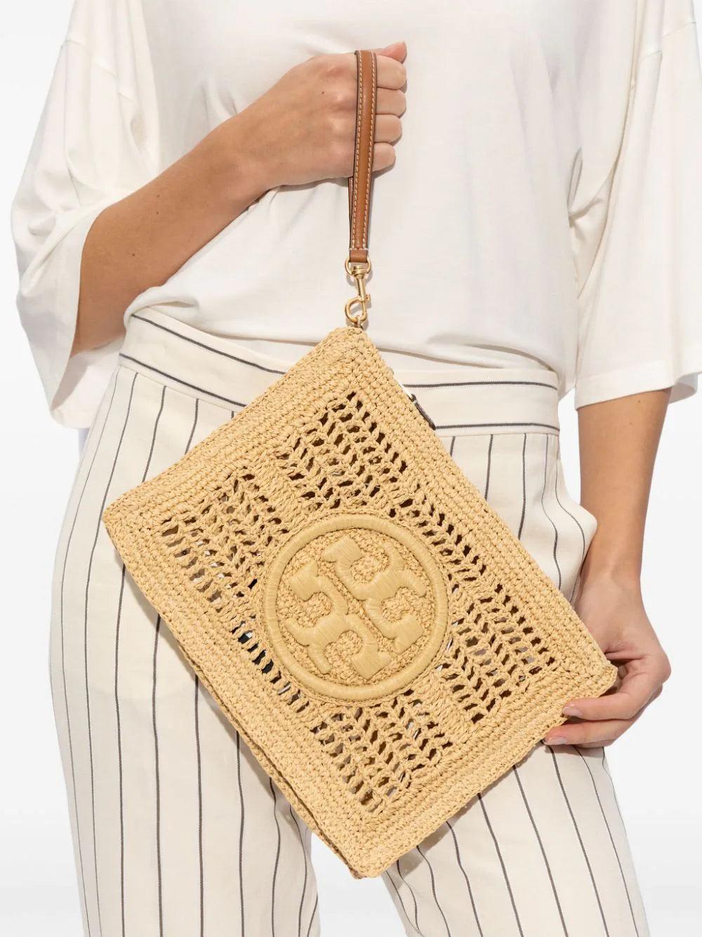 Tory Burch Ella Pouch Crocheted