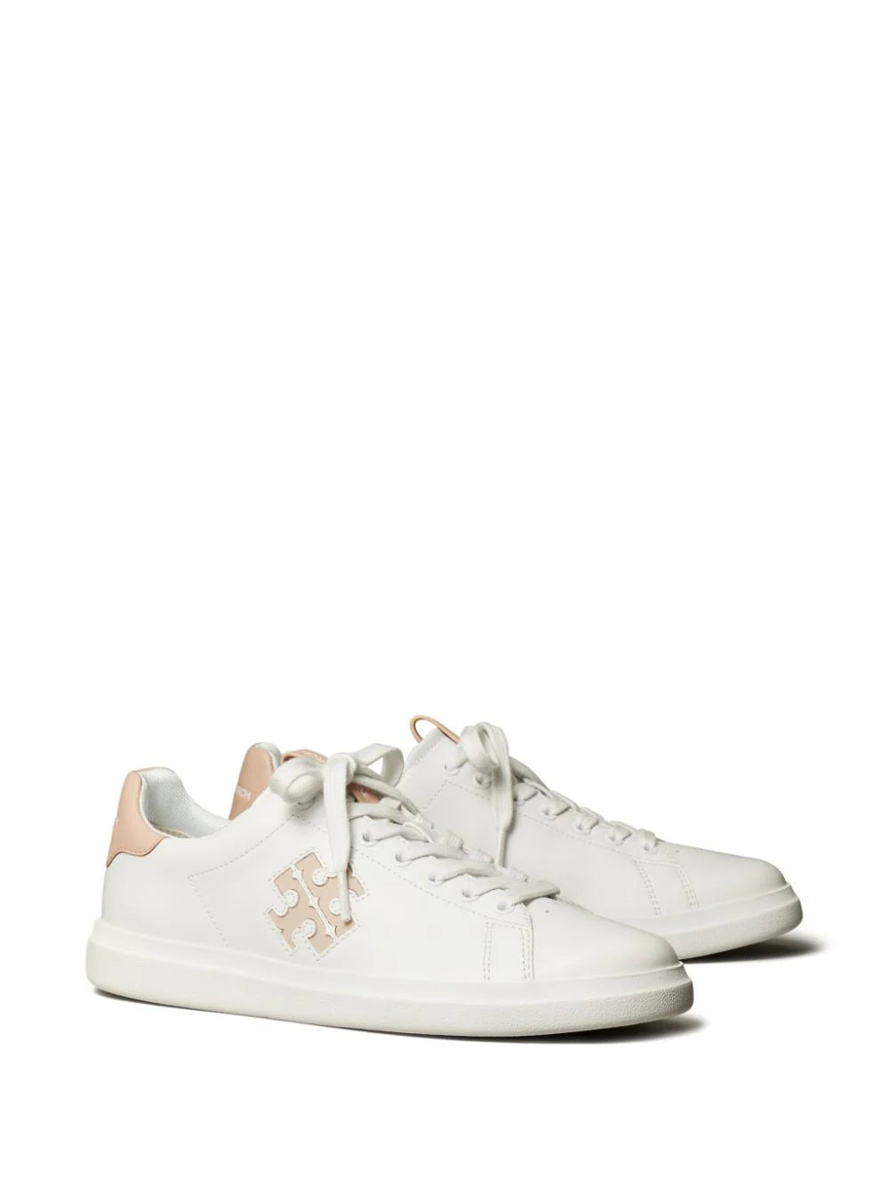 Tory Burch Howell Court Sneakers With Double T