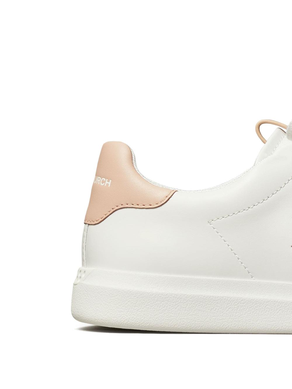 Tory Burch Howell Court Sneakers With Double T