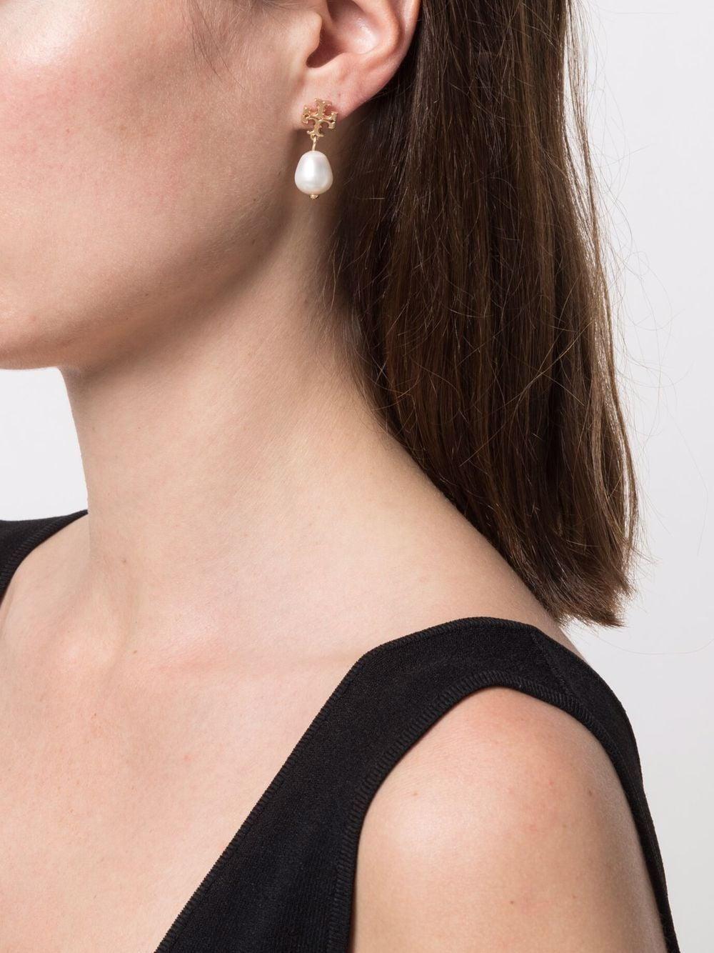 Tory Burch Kira Drop Earrings With Pearl
