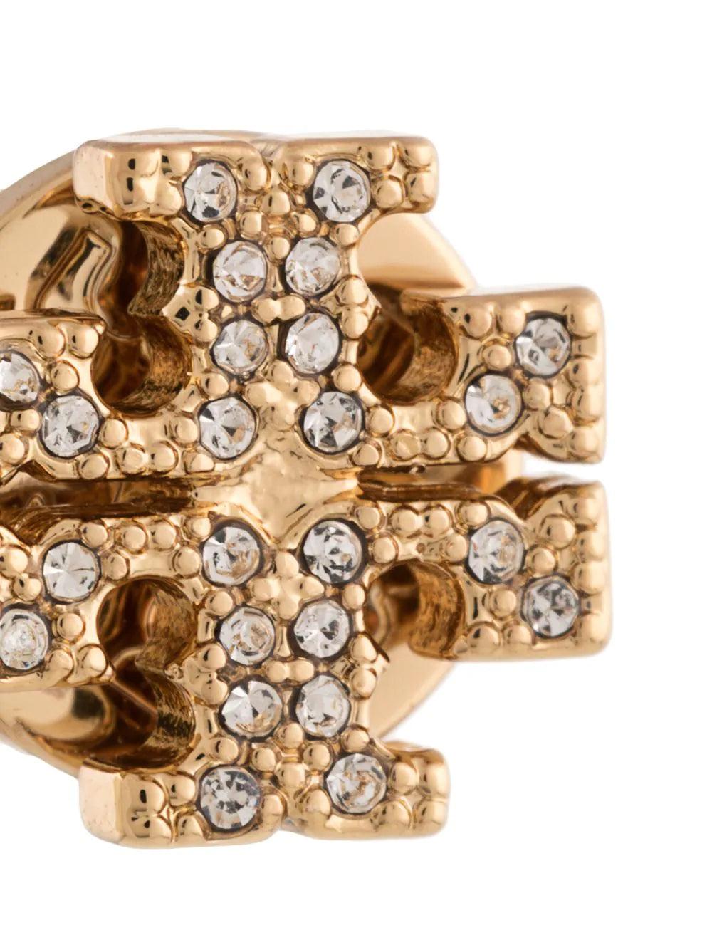 Tory Burch Kira Stud Earrings With Pavé