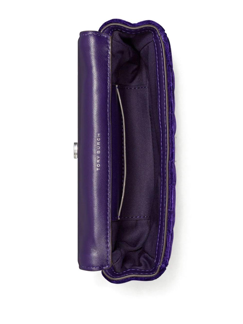 Tory Burch Kira Velvet Mini Flap Bag