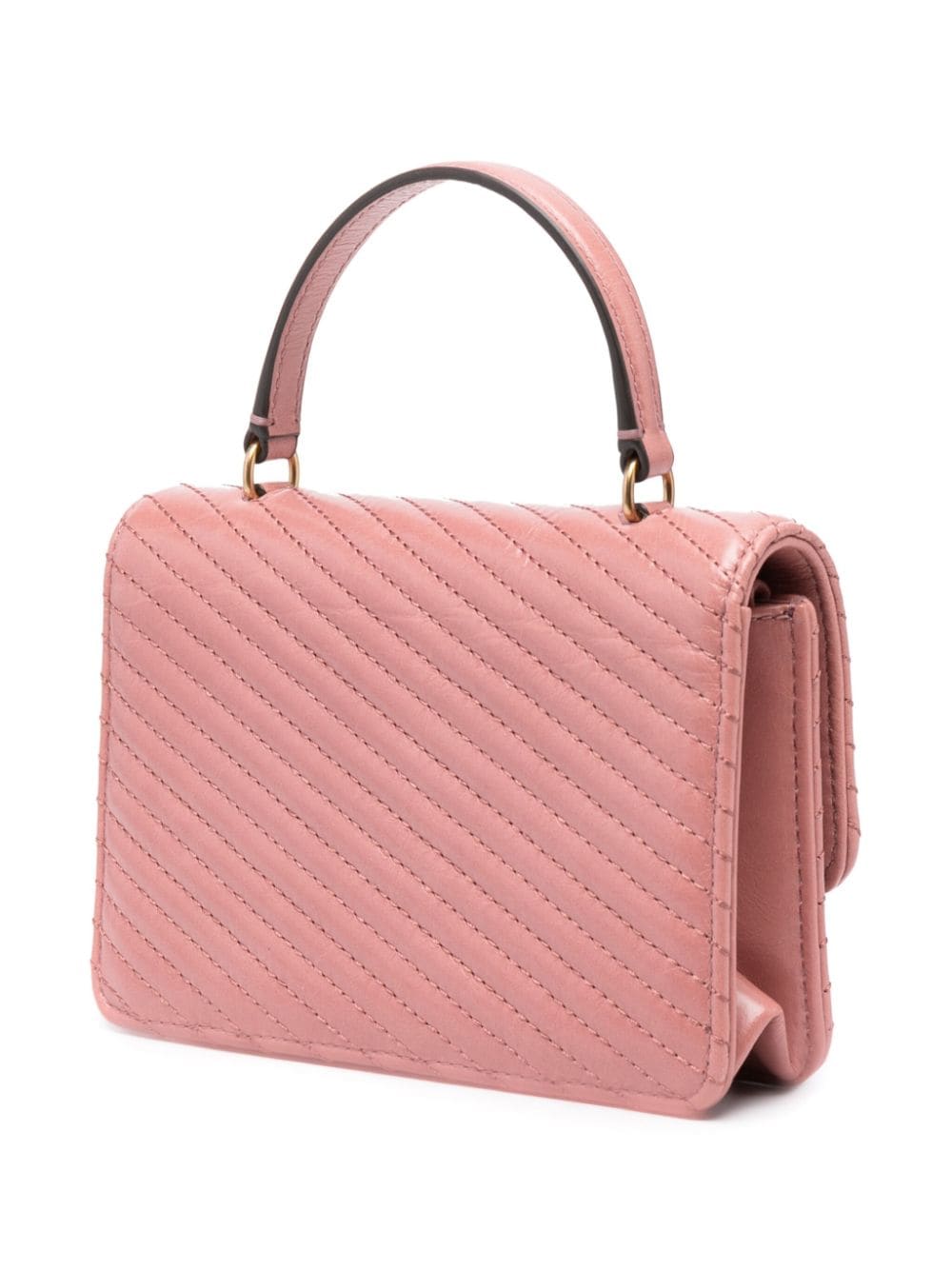 Tory Burch Mini Kira Moto Quilt Chain Wallet