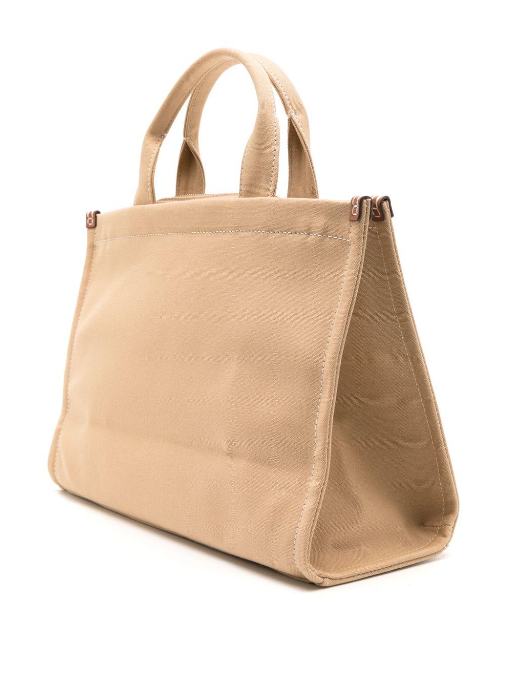 Tory Burch Small Ella Canvas Tote Bag
